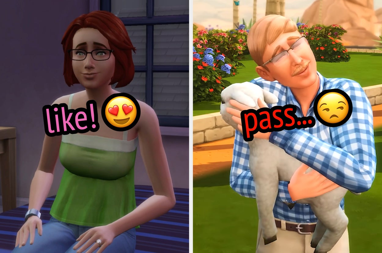 Are You Swiping Left Or Right On These Iconic "Sims 4" Townies?