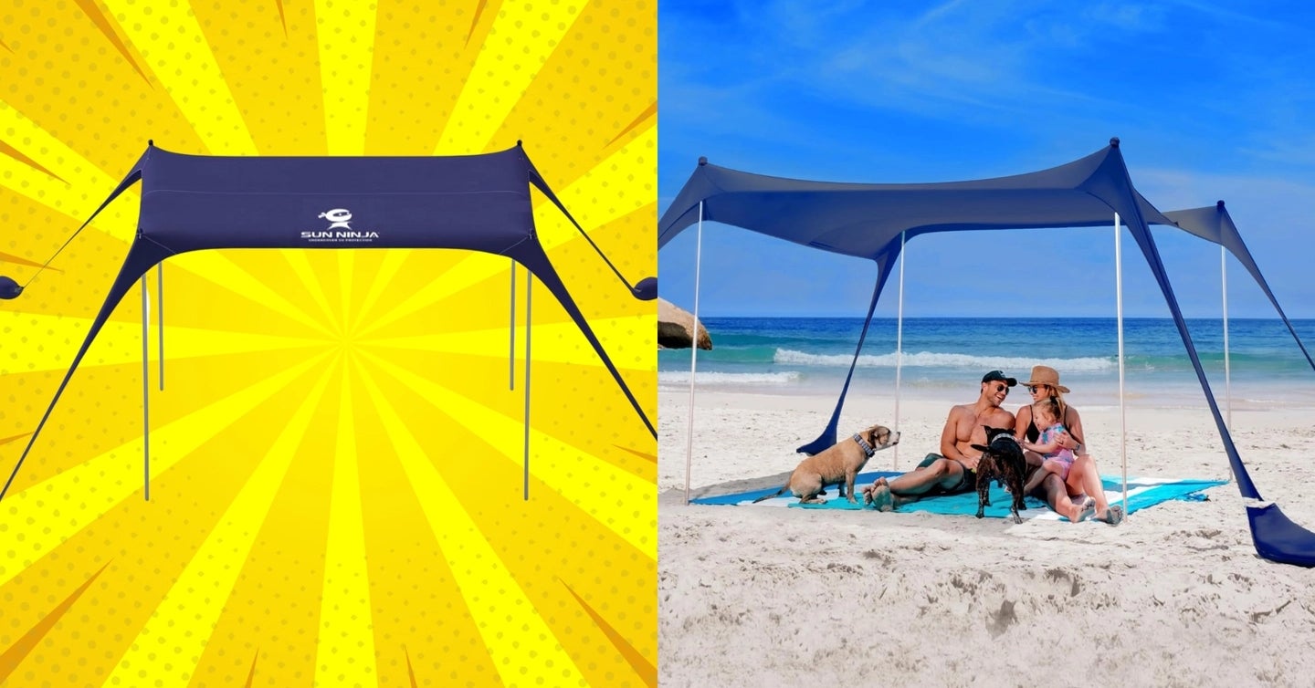 Ease The Nightmare Of Setting Up A Beach Tent With This Ridiculously Easy One