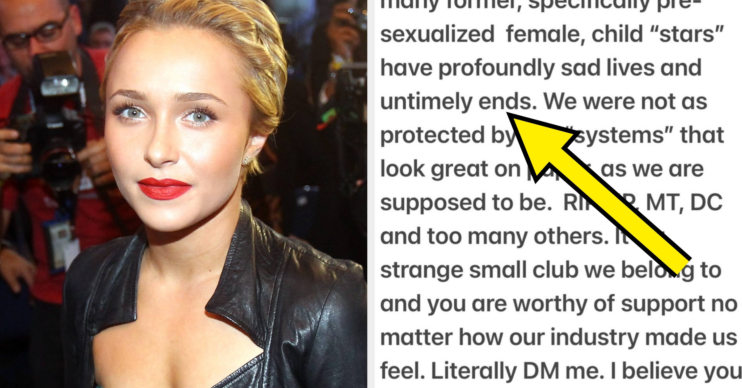 After Hayden Panettiere’s Death, Several Celebrities — Including Former Child Stars — Are Calling For Better Protections For Kids In Hollywood