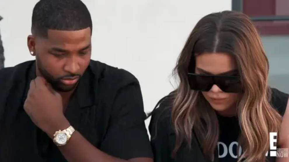 Tristan and Khloé in a scene from "KUWTK"