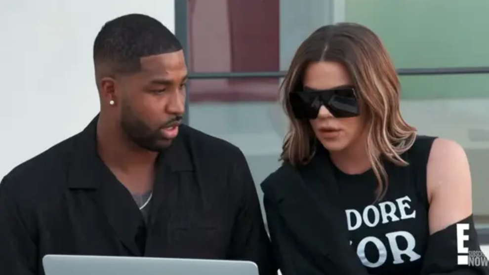 Tristan and Khloé in a scene from "KUWTK"