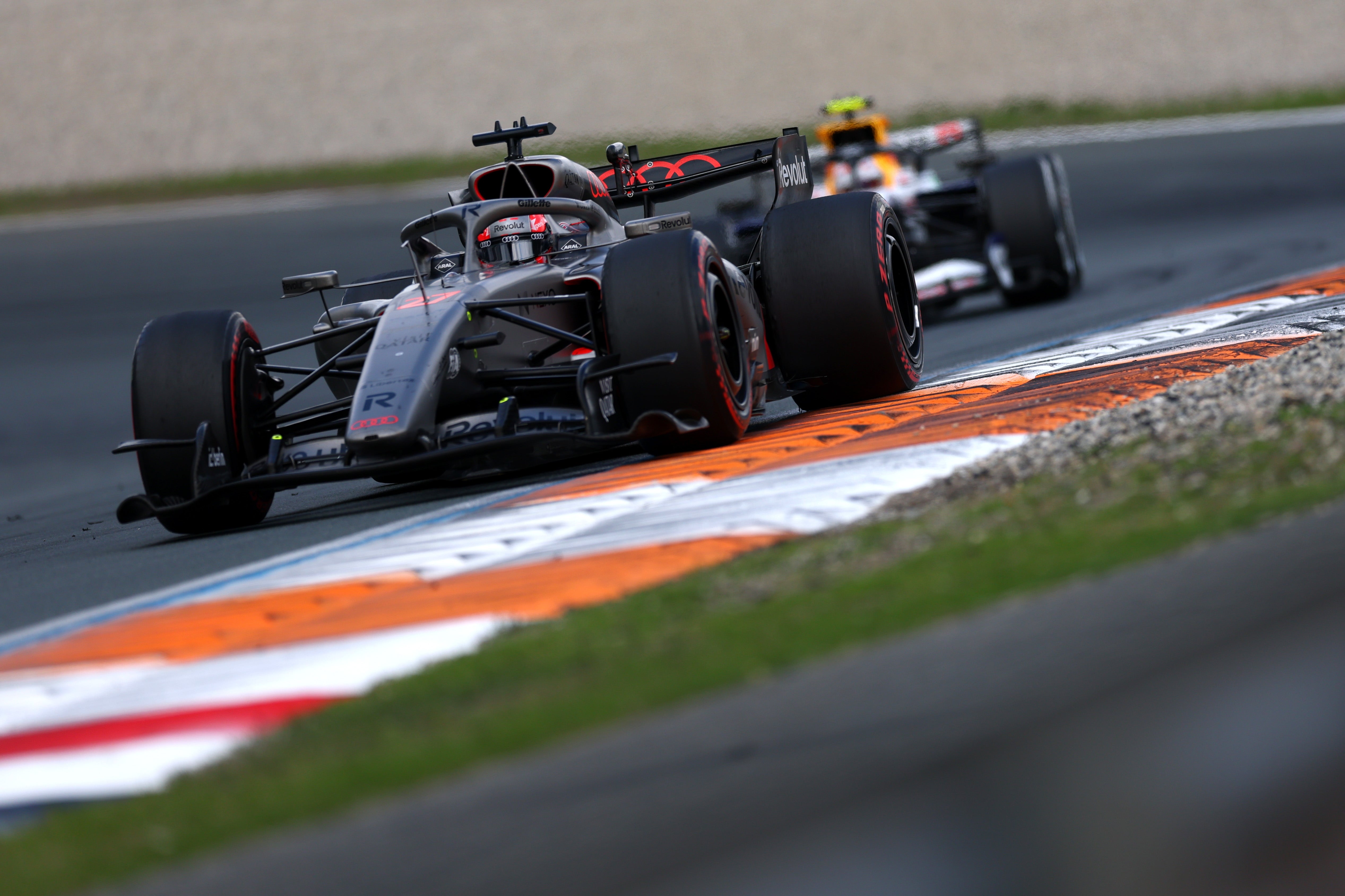 F1第12戦オランダGP決勝レースでのニコ・ヒュルケンベルグ