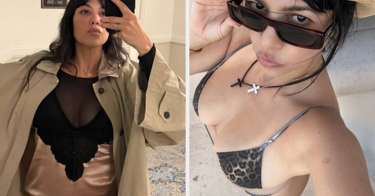 Kourtney Kardashian Showed What Her Post-Baby “Breastfeeding Body” Looks Like With Unfiltered Bikini Pics, And It's Refreshing