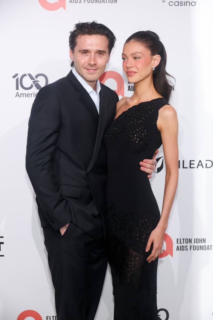 Brooklyn and Nicola at an event