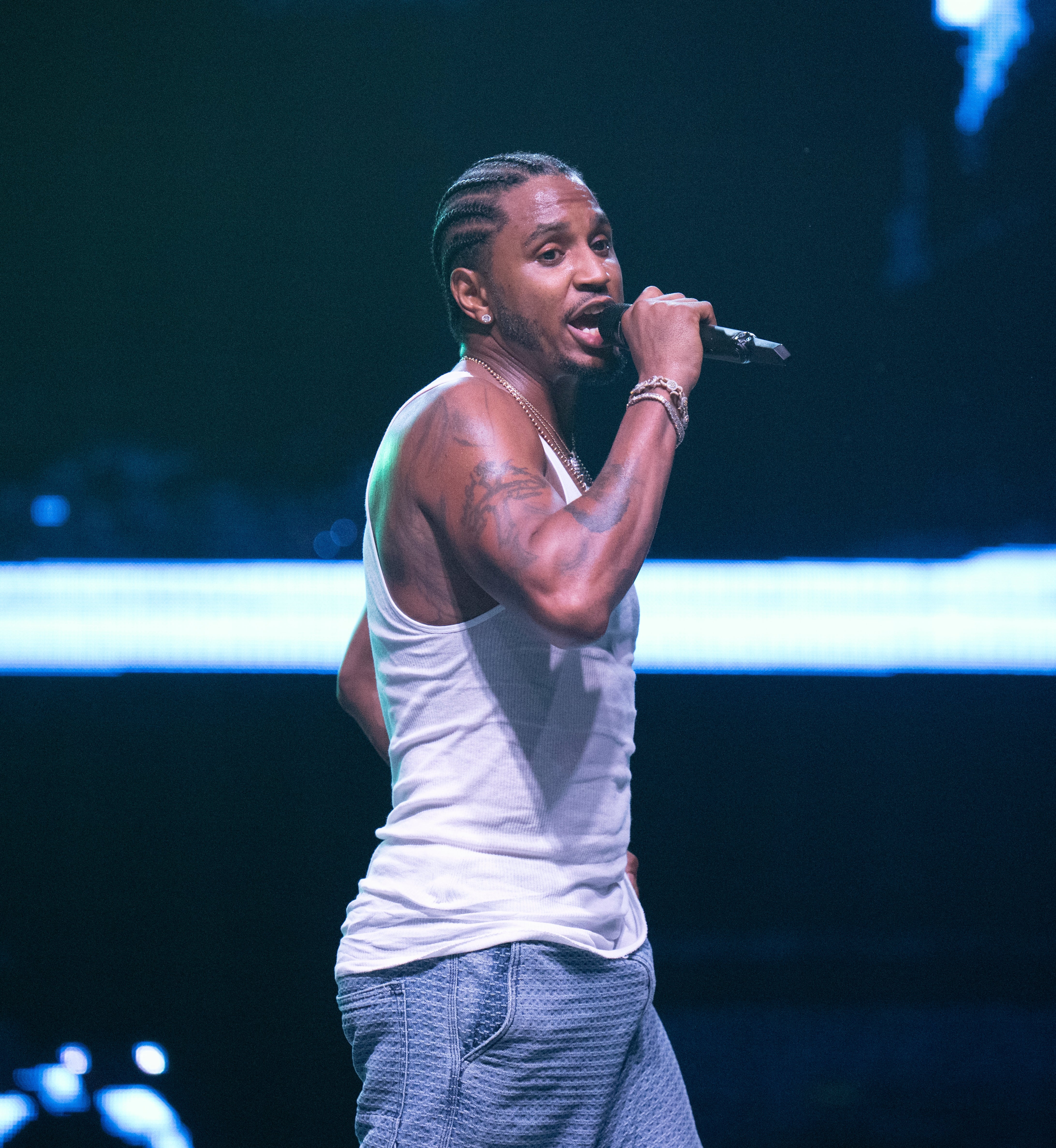 Trey Songz på scenen