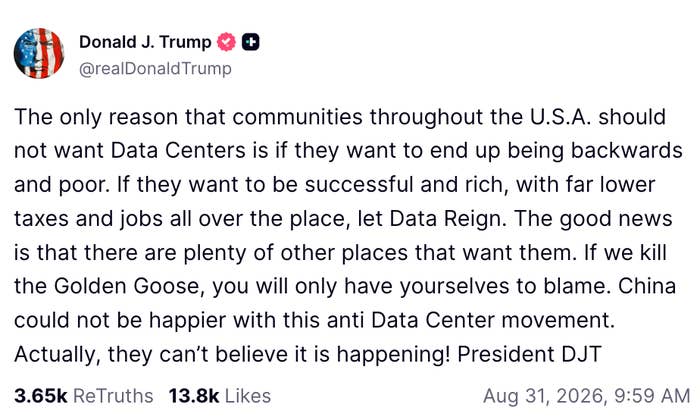 Trump Promises Jobs as Data-Center Moratoriums Halt Projects