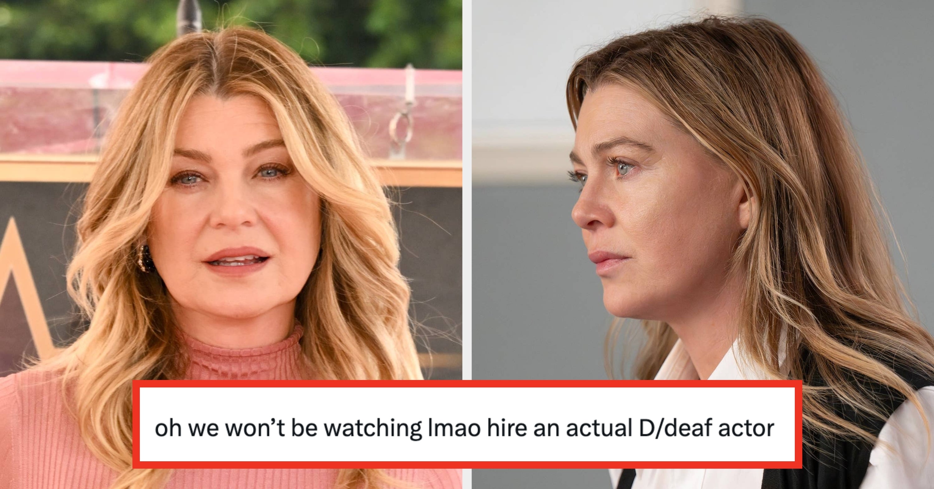 “We Will Not Be Watching”: People Have A Lot To Say About Ellen Pompeo Being Cast As Someone With Hearing Loss In A New Medical Series