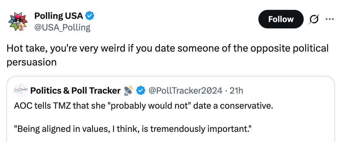 Tweet av @USA_Polling sier: 