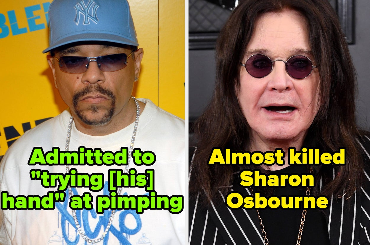 28 Celebrities Who Made Absolutely Wild Confessions, From Pimping Out Women To Robbing Banks