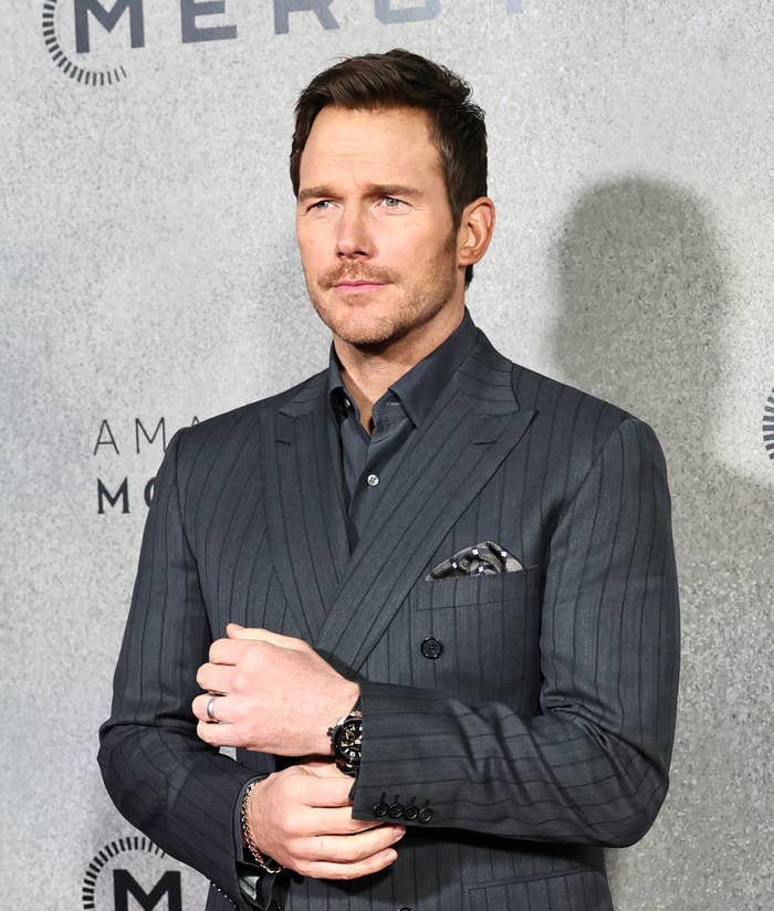 Chris on a red carpet