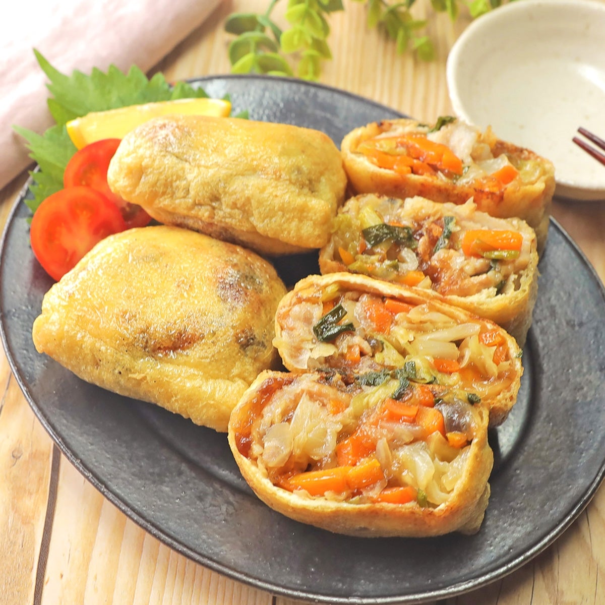中華風油揚げ巾着