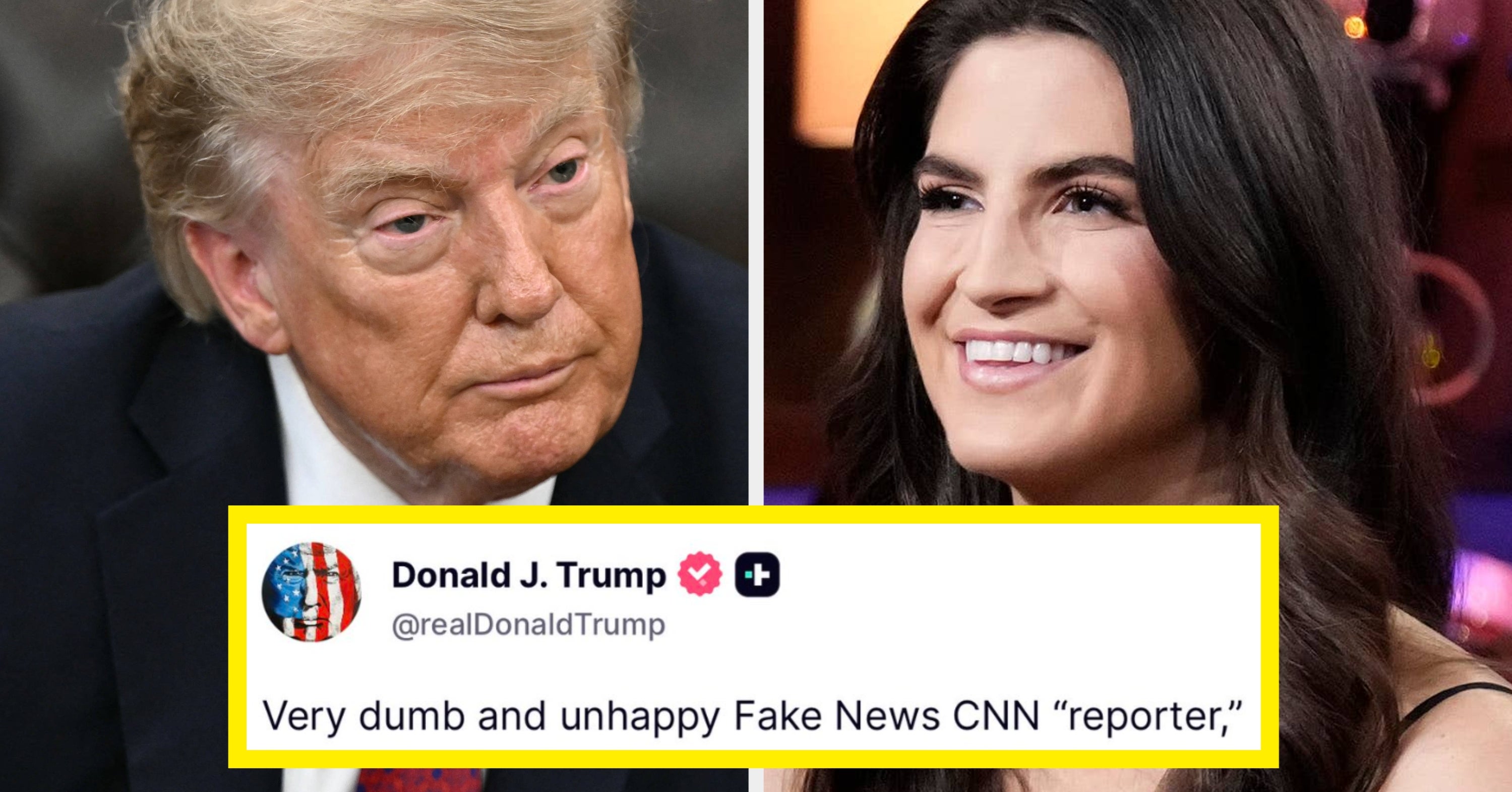 Donald Trump Lashes Out At CNN's Kaitlan Collins