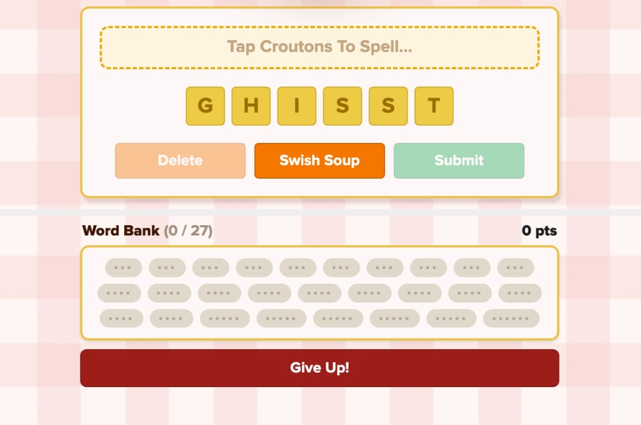 Pre-Game HEADS UP: Most Adults Cannot Finish This Word Unscramble Game — Are You Smart Enough To?