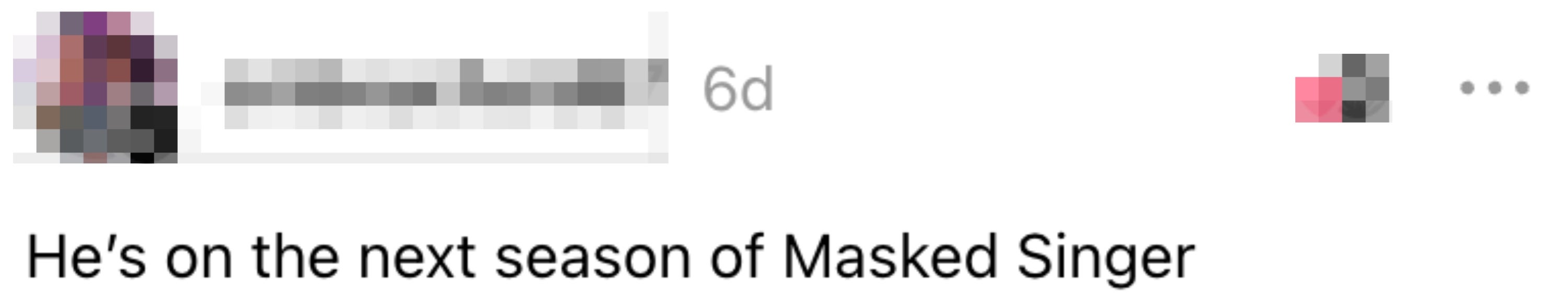 Han er med på neste sesong av Masked Singer