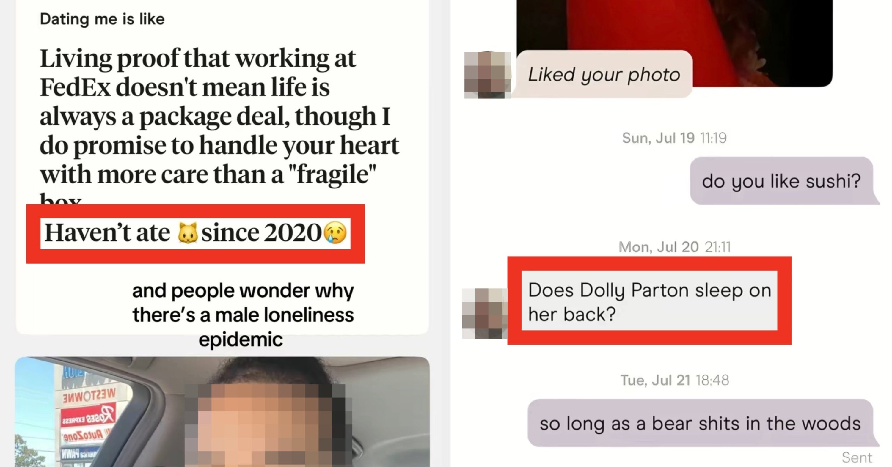 Ummmm…These 24 Dating Screenshots Are So Deeply Unhinged That The Dating Pool Needs To Be Drained Immediately
