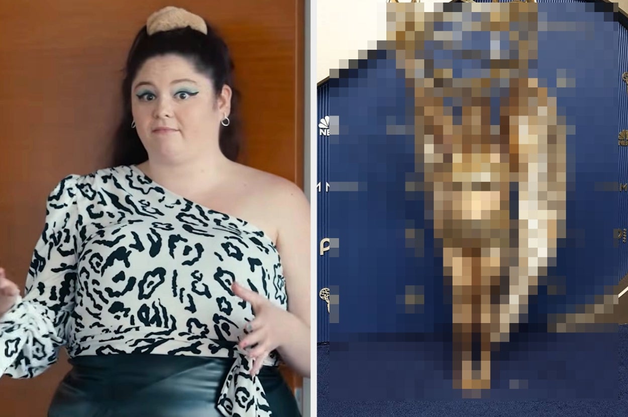 This Emmy Nominee Dressed Up As An ACTUAL Emmy Award On The Red Carpet, And The Look Needs To Be Seen To Be Believed