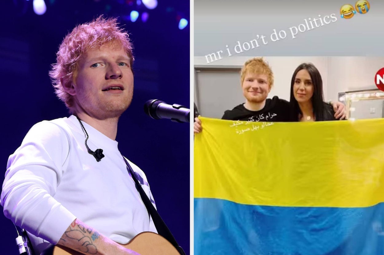 The Ed Sheeran Backlash Just Got So Much Worse After Fans Came Through With Receipts Against His Claim That He Doesn’t Use His Platform For Politics