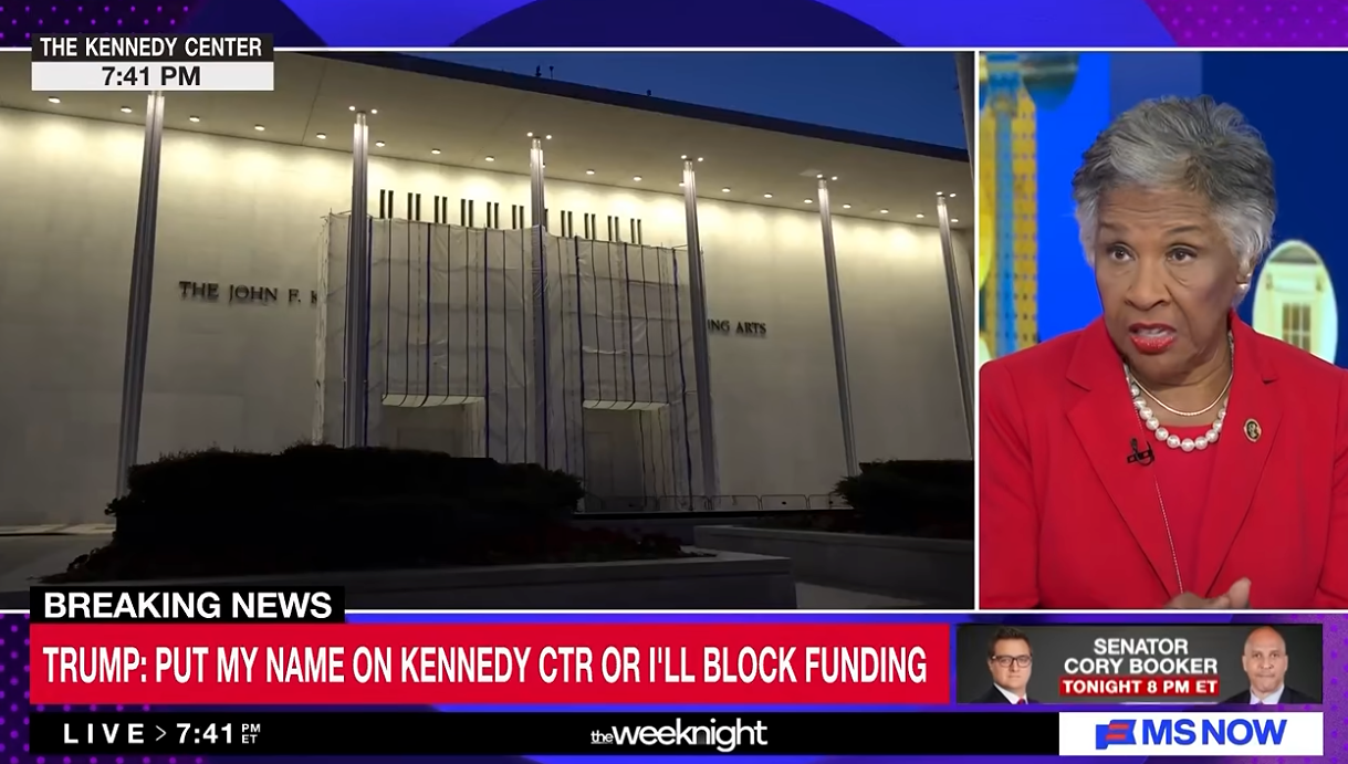 Nyhetsanker diskuterer Trumps krav om å sette navnet hans på Kennedy Center, og truer med å blokkere finansiering
