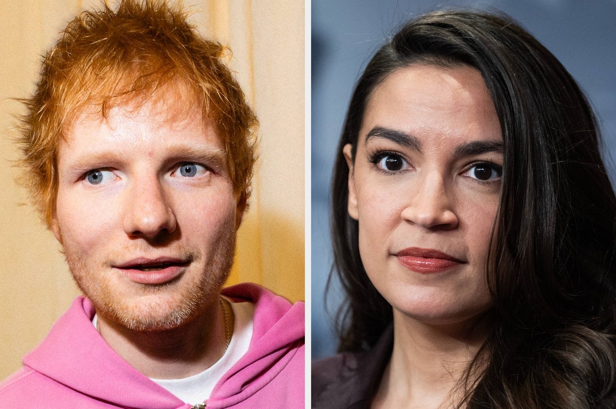 AOC Delivered A Stark Message To Ed Sheeran Amid His Macklemore Controversy