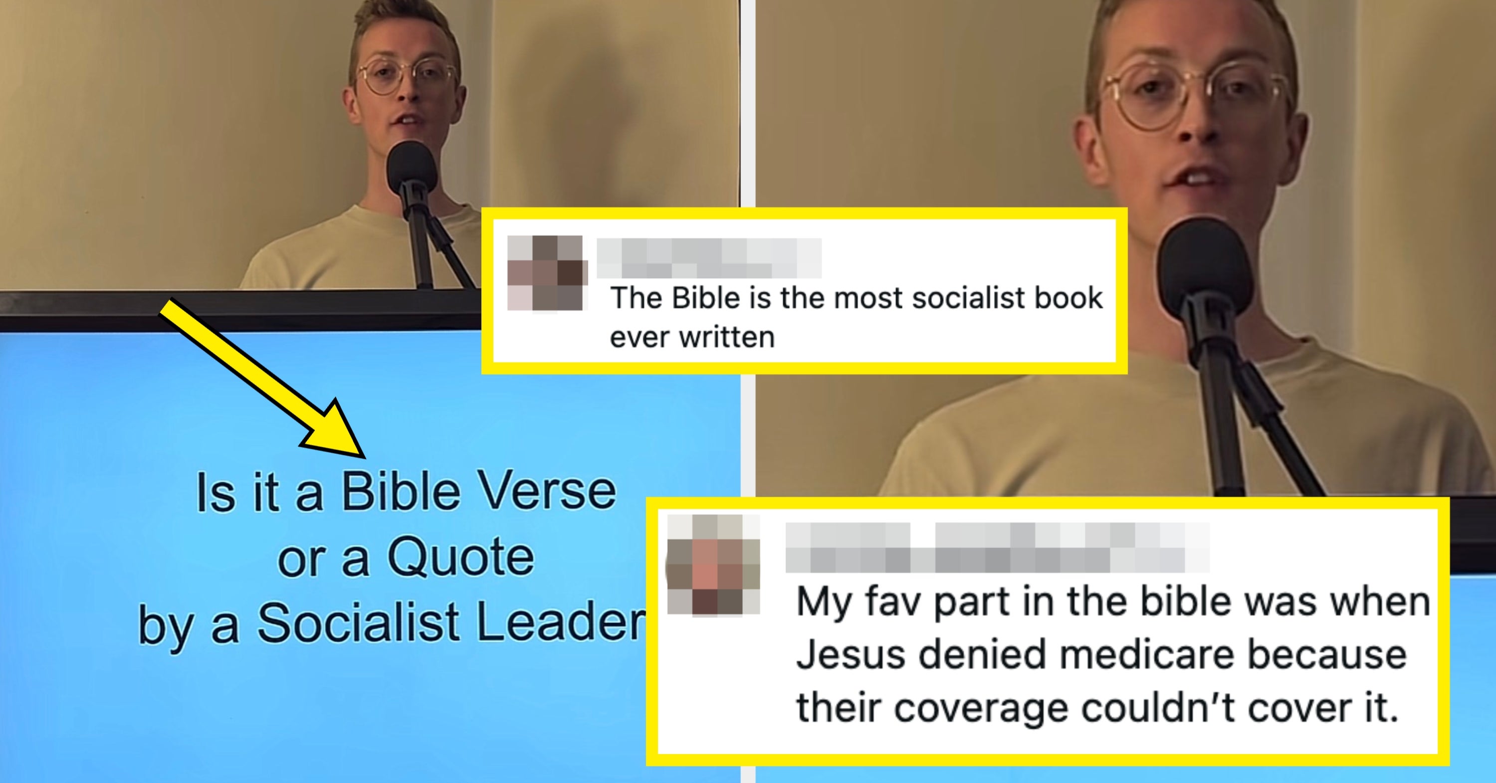 Viral Video Comparing Bible Quotes And Socialism Belief