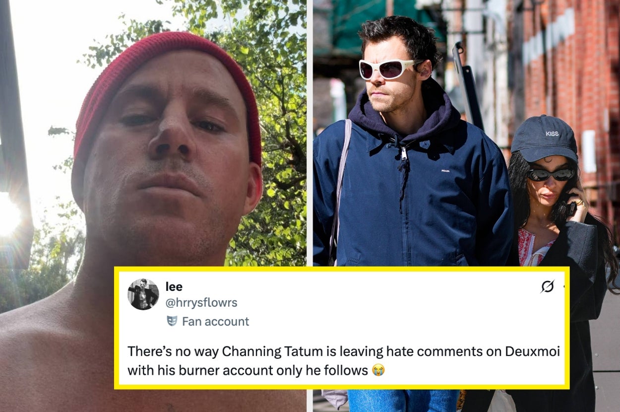 After Those Alleged Screenshots Went Viral, Channing Tatum Responded To Accusations That He’s Been Mocking Zoë Kravitz And Harry Styles Using A Secret Instagram Account