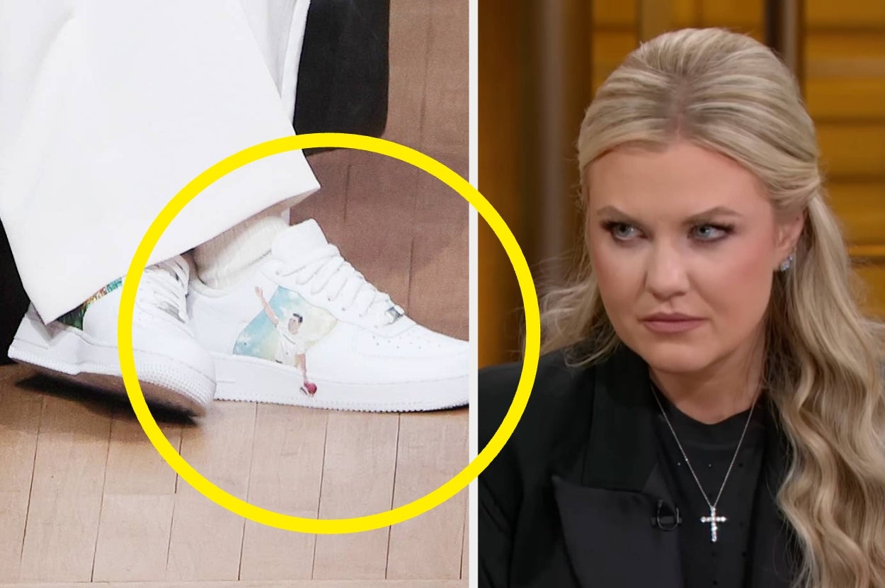 Everyone Is Joking About 1 Detail In These Resurfaced Pics Of Erika Kirk's MAGA-Coded Shoes