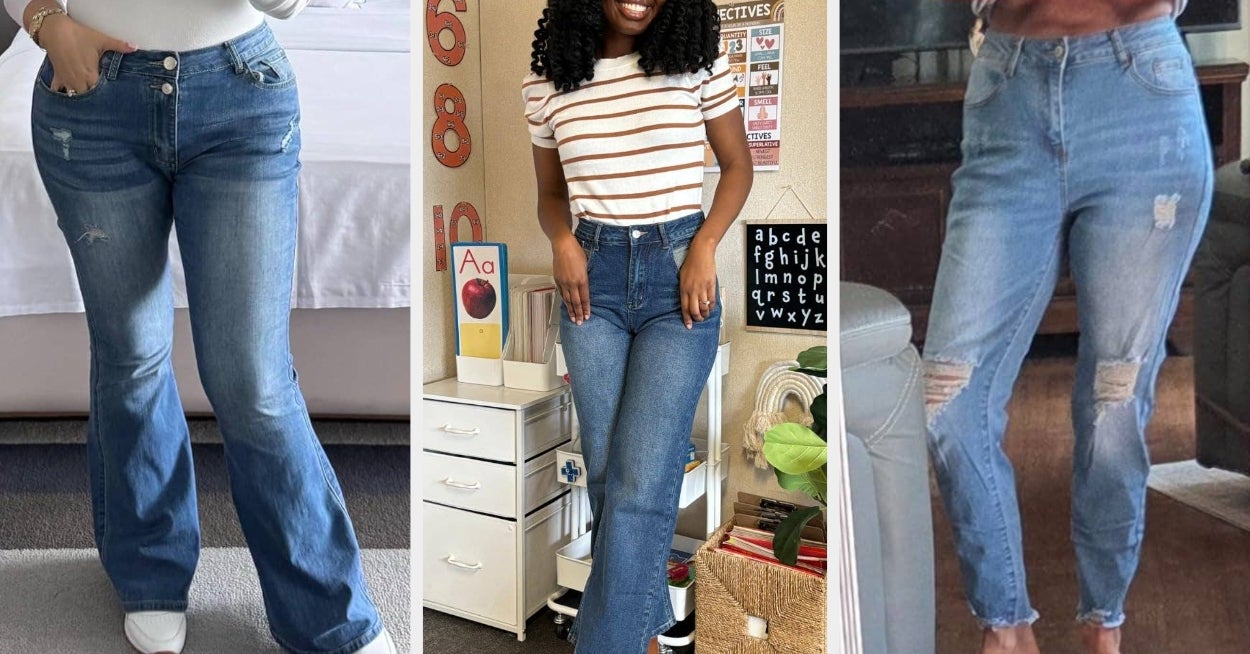 25 Pairs Of Jeans Reviewers Say Have The "Perfect" Amount Of Stretch