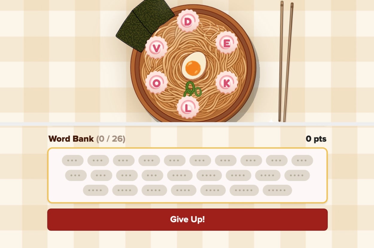 Not To Doubt You, But I Have Little Faith Anyone Can Find Alllllll The Words In This Game