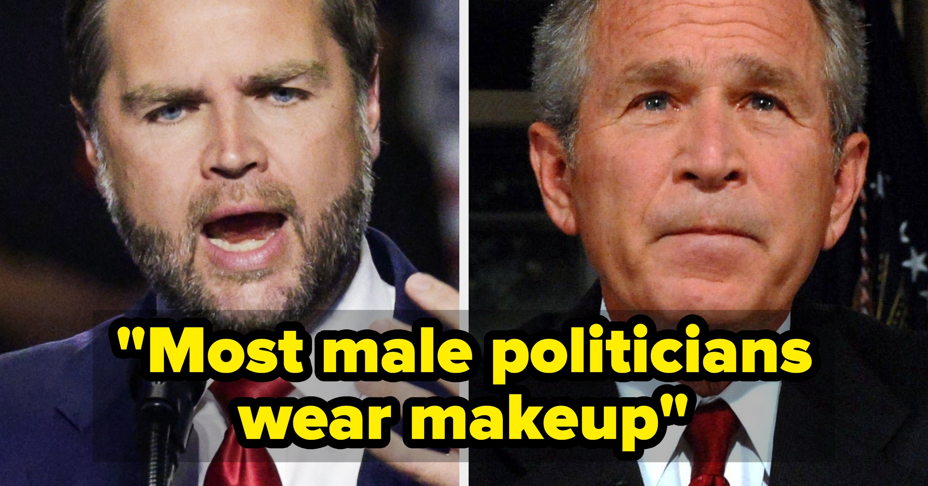 Male Politicians Have A Few Makeup Secrets. Their Artists Are Finally Sharing Them.