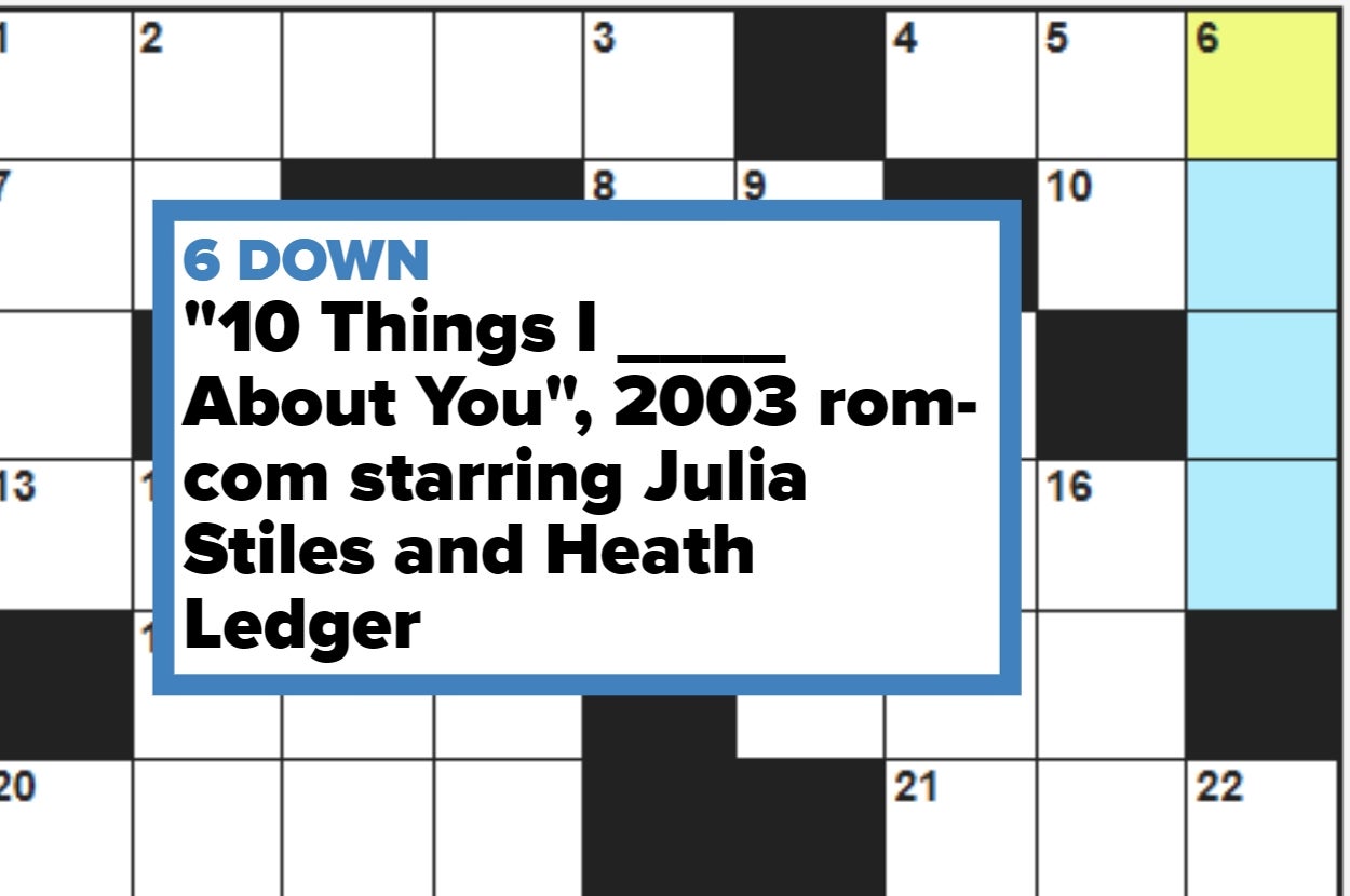 It's My Birthday, So Obviously I Made You A Crossword Puzzle About All My Pop Culture Obsessions