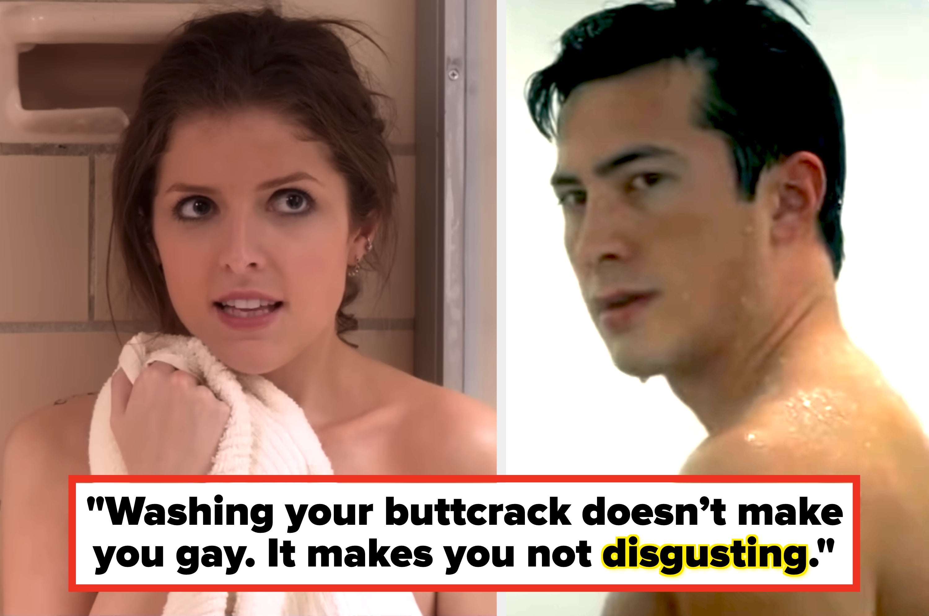 Left: A woman applying antiperspirant with text "Try antiperspirant, not deodorant." Right: A woman using a hair dryer with text "Use a hair dryer on cool to..."