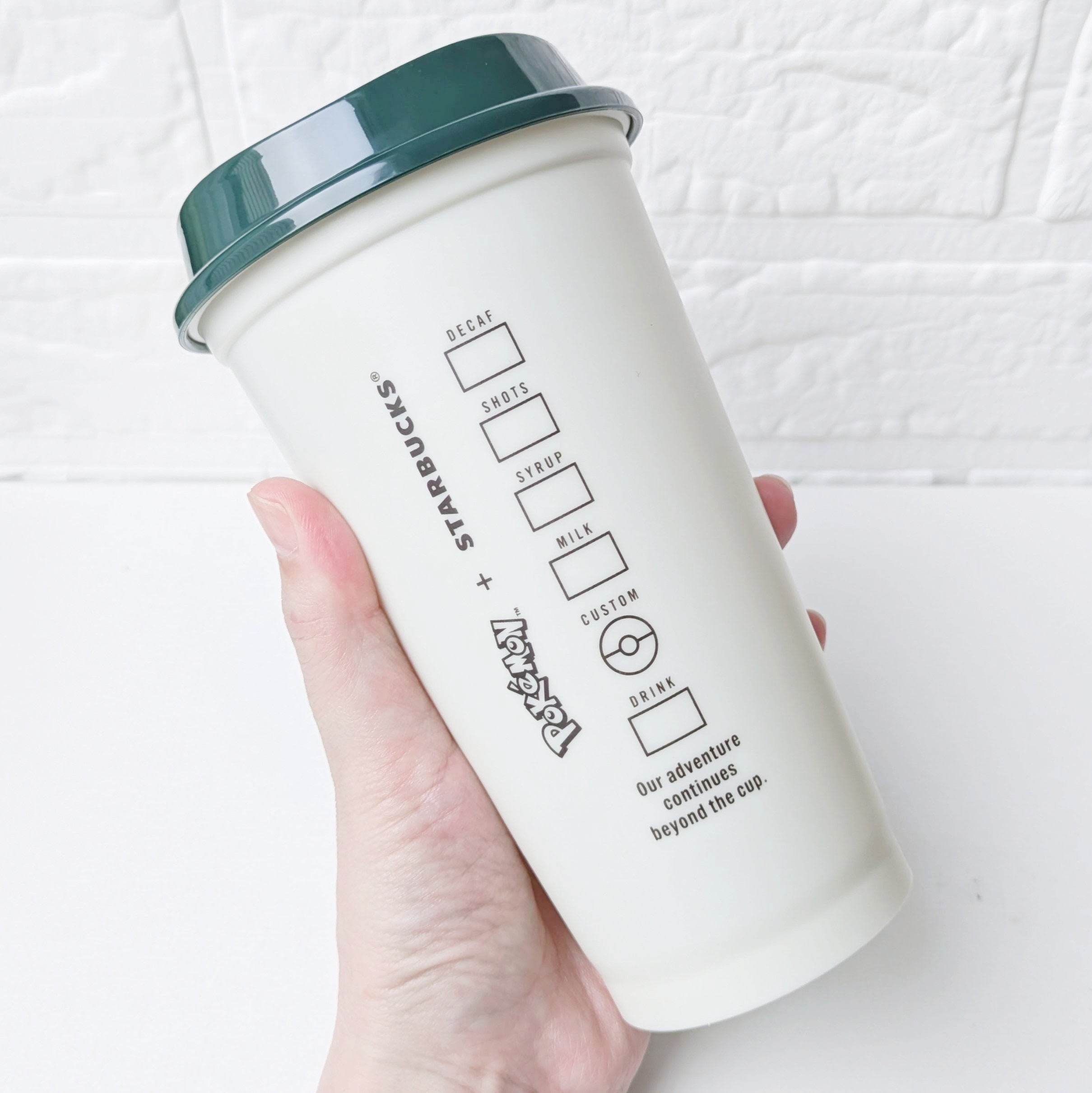 スターバックスの「Pokémon + STARBUCKS リユーザブルカップ」は容量