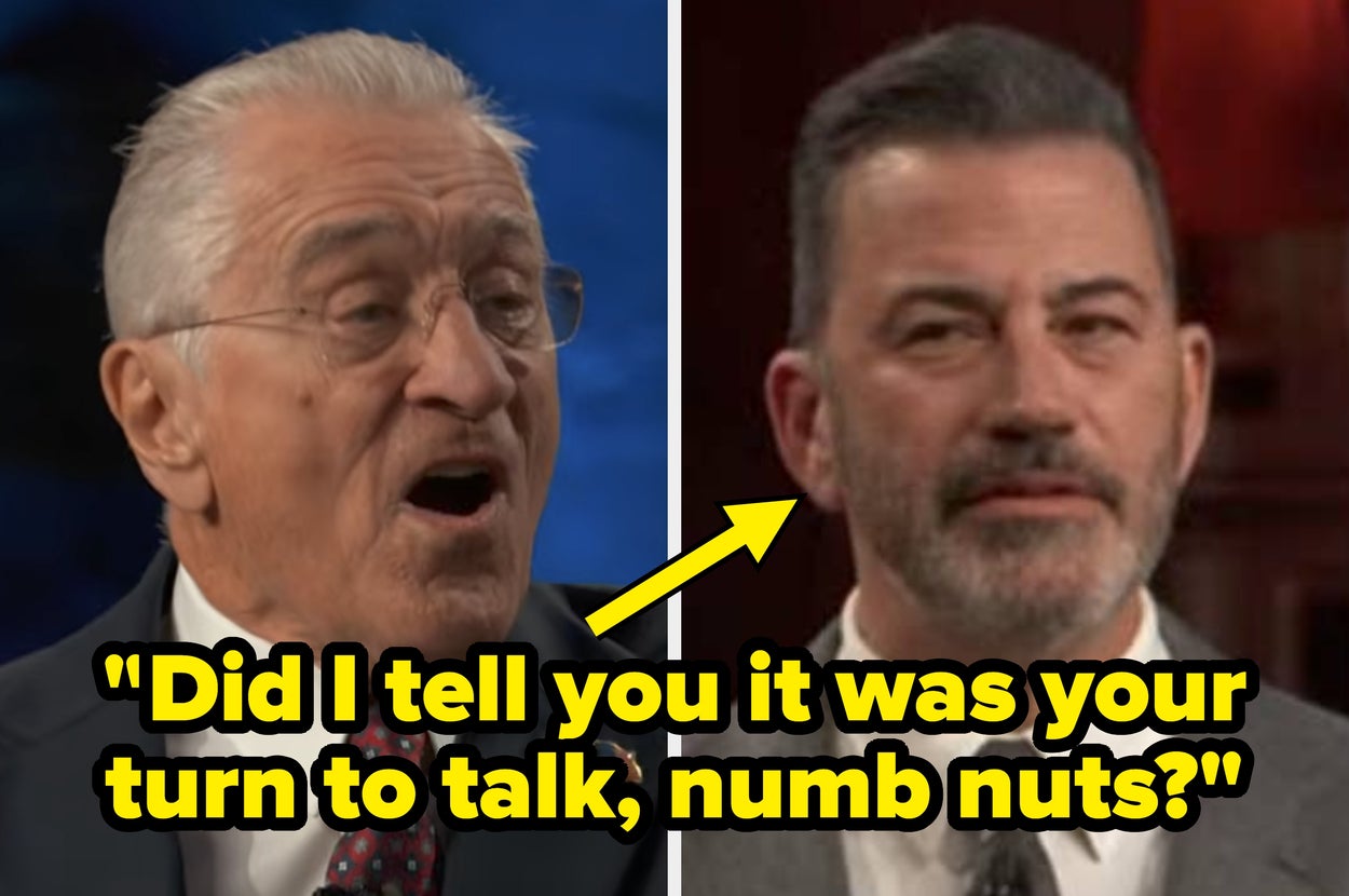 "Shut That F**king Mouth Of Yours": Robert De Niro Threatened Jimmy Kimmel Over Trump, And It Was Hilarious