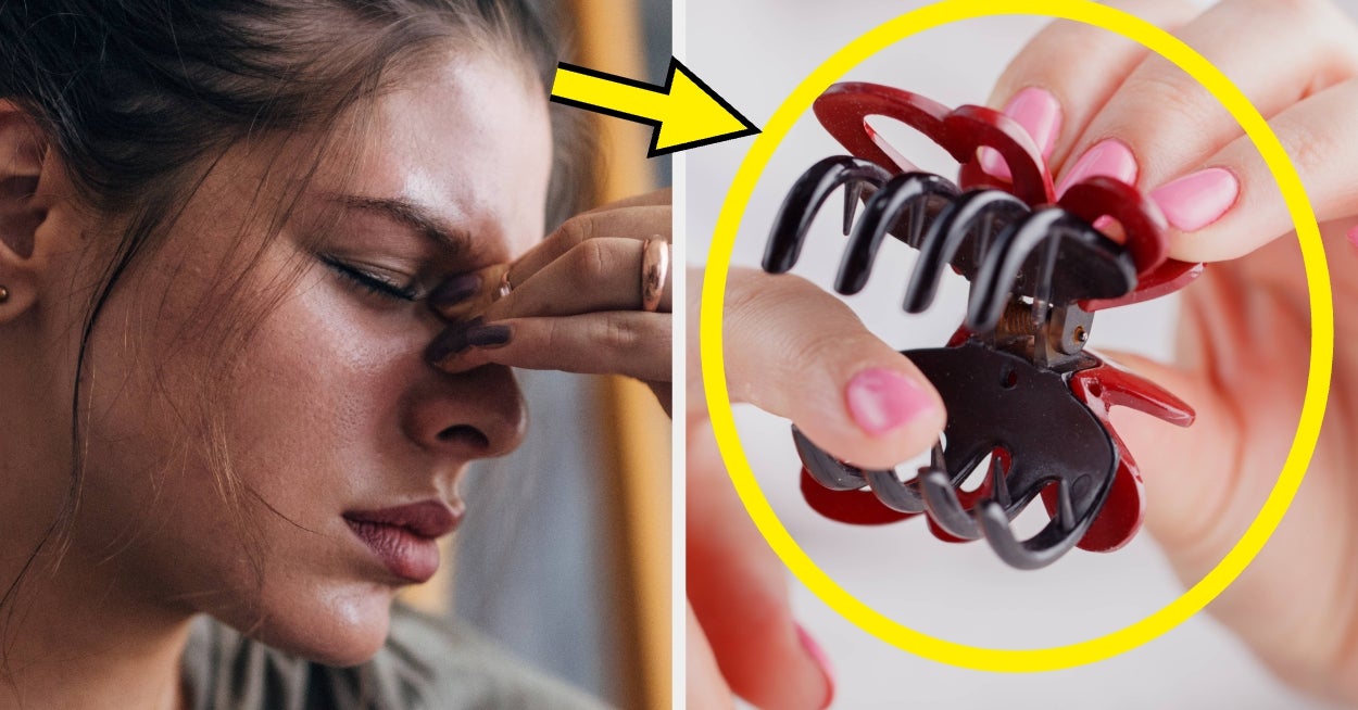 Doctors Are Explaining How This Viral Claw Clip Hack Could Make Your Headaches Disappear, And It's Kind Of Mind-Blowing