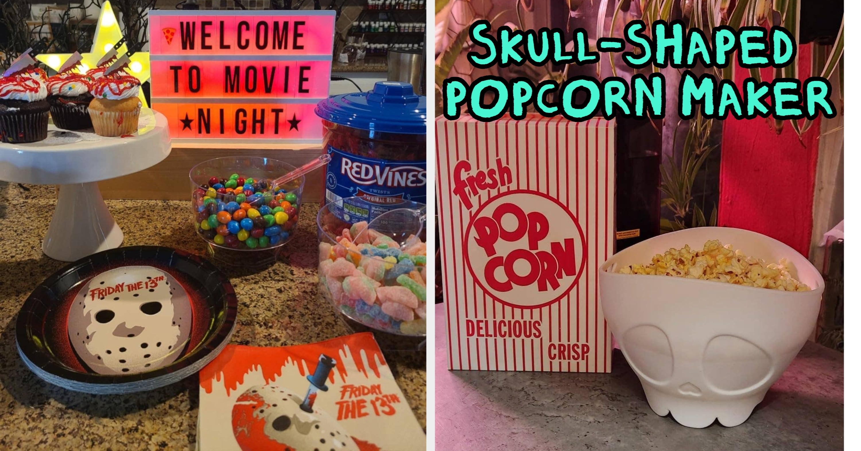 Everything You Need To Host A Cozy, Spooky Movie Night