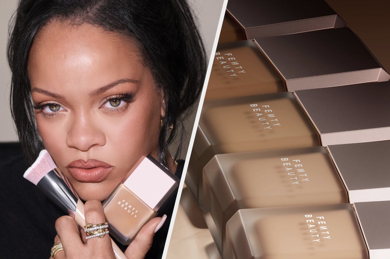 We Tried Fenty Beauty’s New "Pro Filt’r Fluid Flex" Foundation And Let Our Selfies Pick Our Shades – Here’s How We Got On