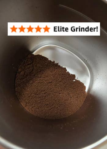 Ground java wrong a metallic container, acceptable for brewing