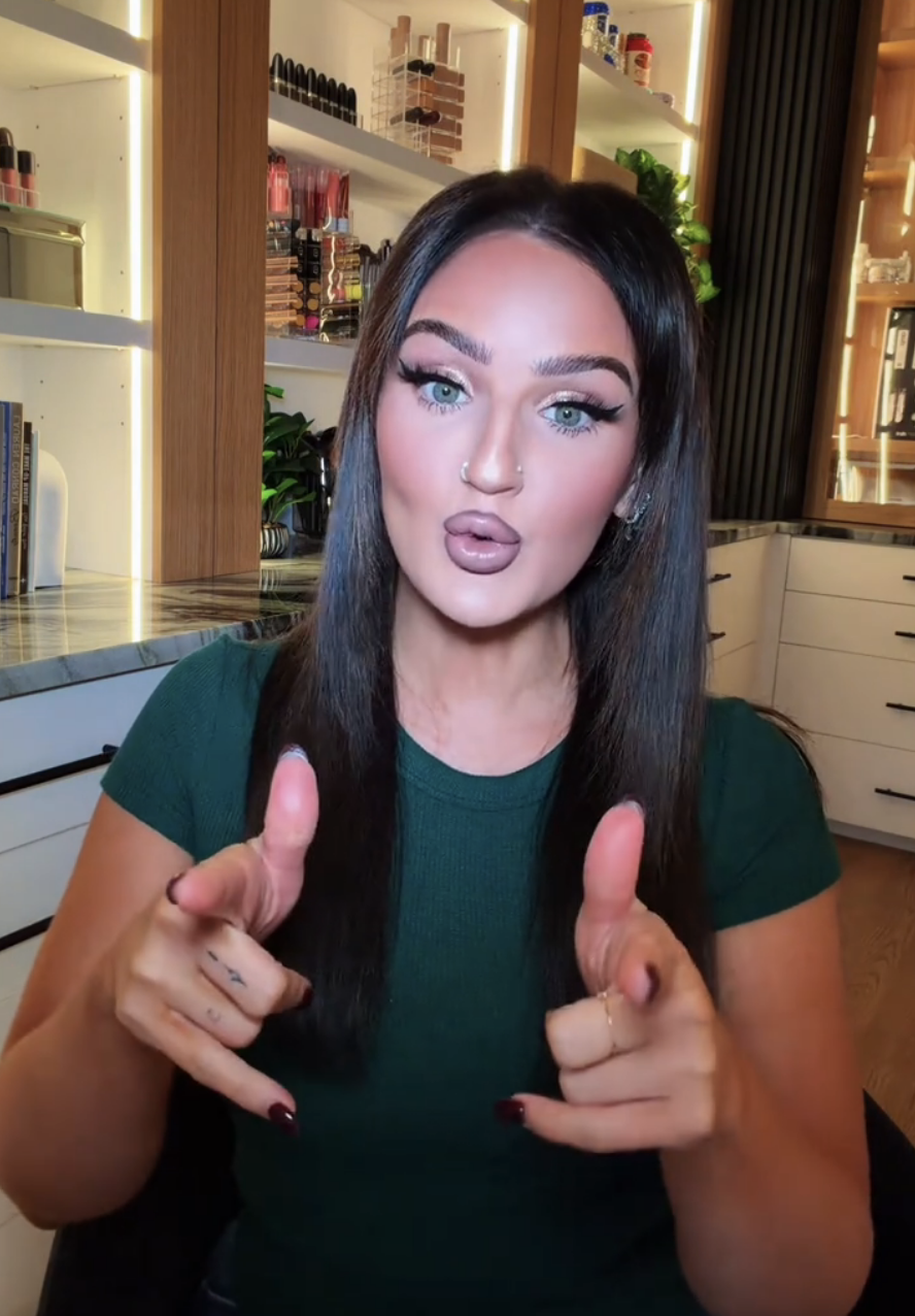 Mikayla speaking successful  a TikTok video