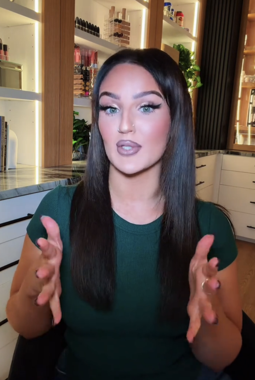 Mikayla speaking successful  a TikTok video
