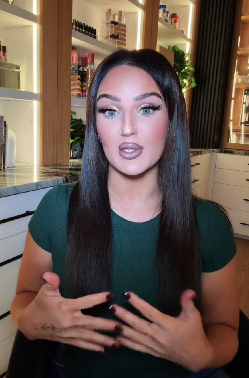 Mikayla speaking successful  a TikTok video