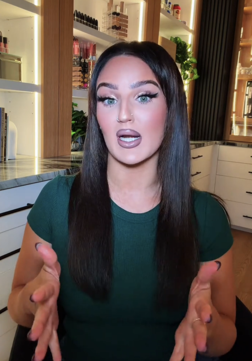 Mikayla speaking successful  a TikTok video