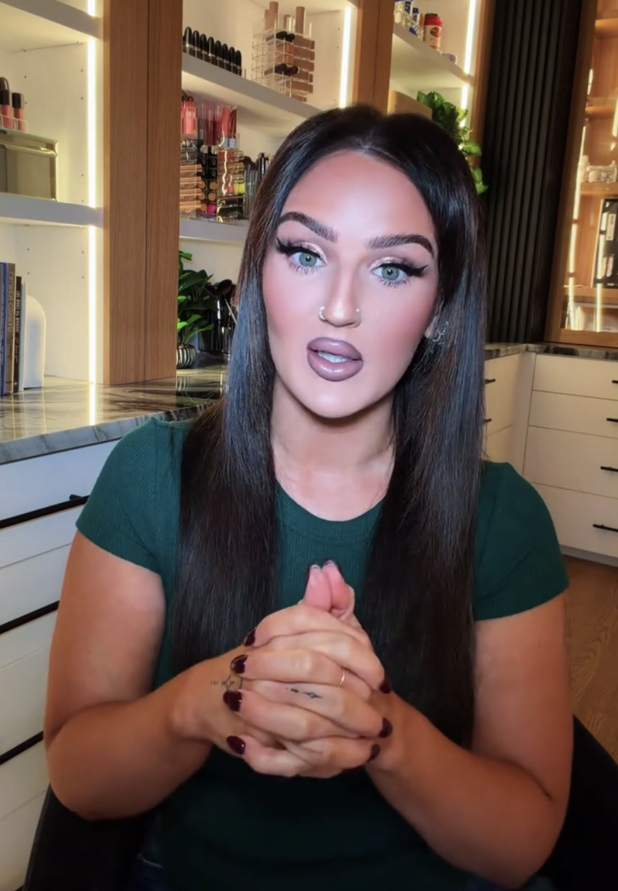 Mikayla speaking successful  a TikTok video