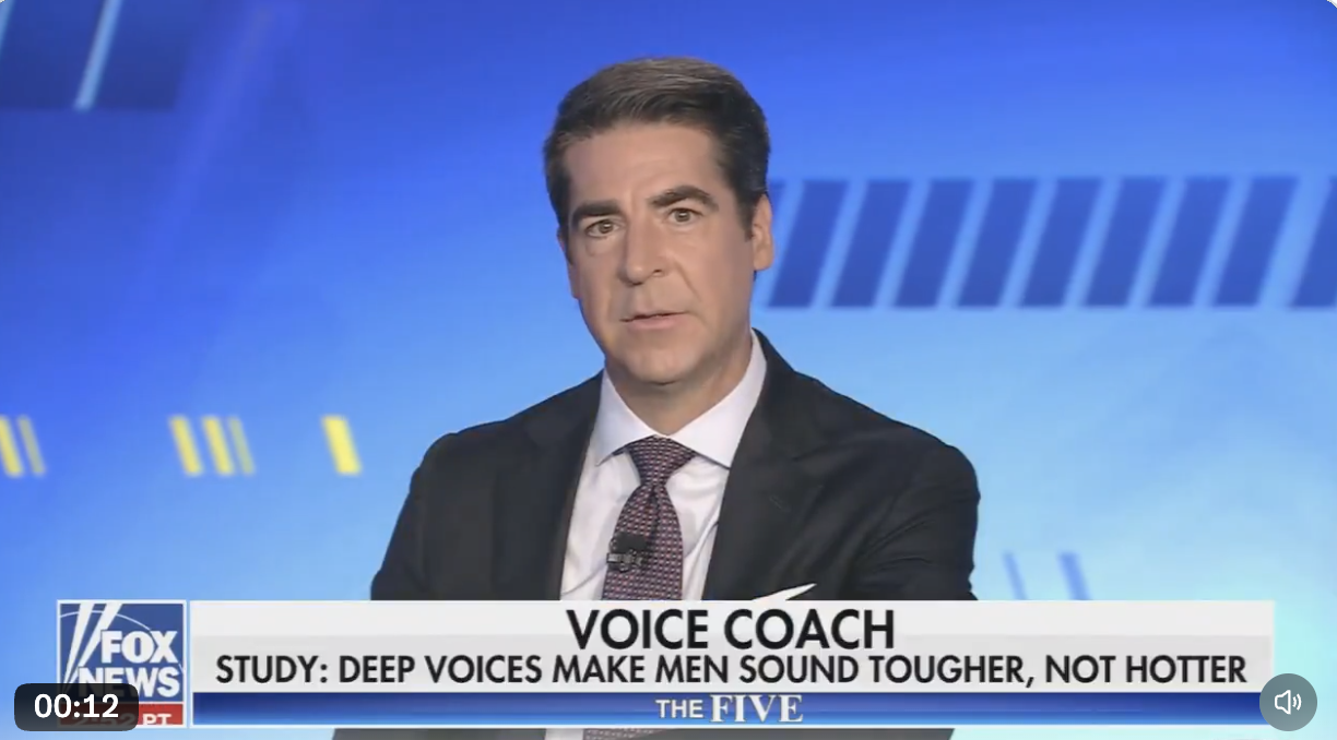 Deep voices make men sound tougher, not hotter."