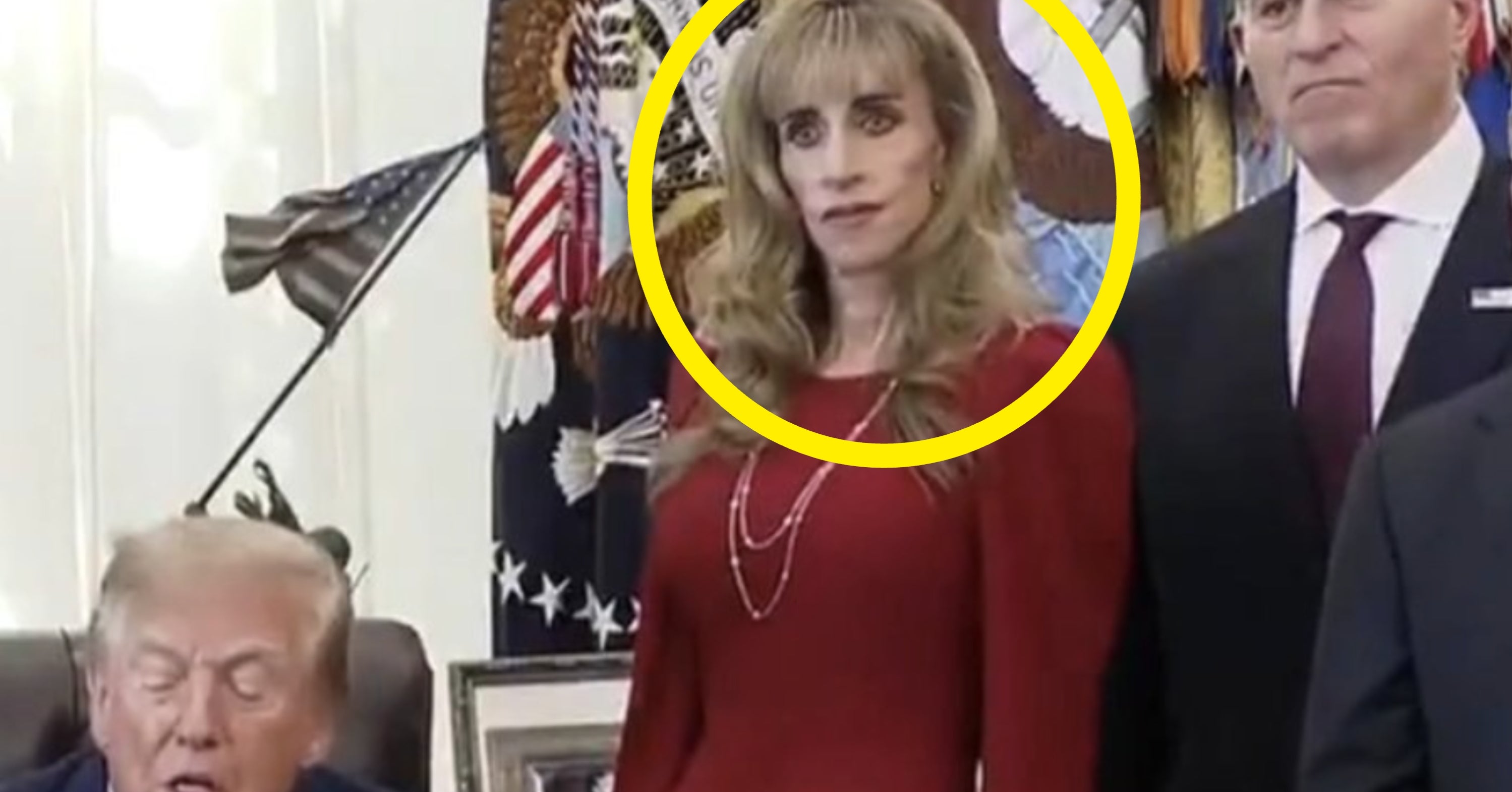 People Are All Asking The Same Question About This Woman Standing Next To Trump, Sooo, Here's Who She Is