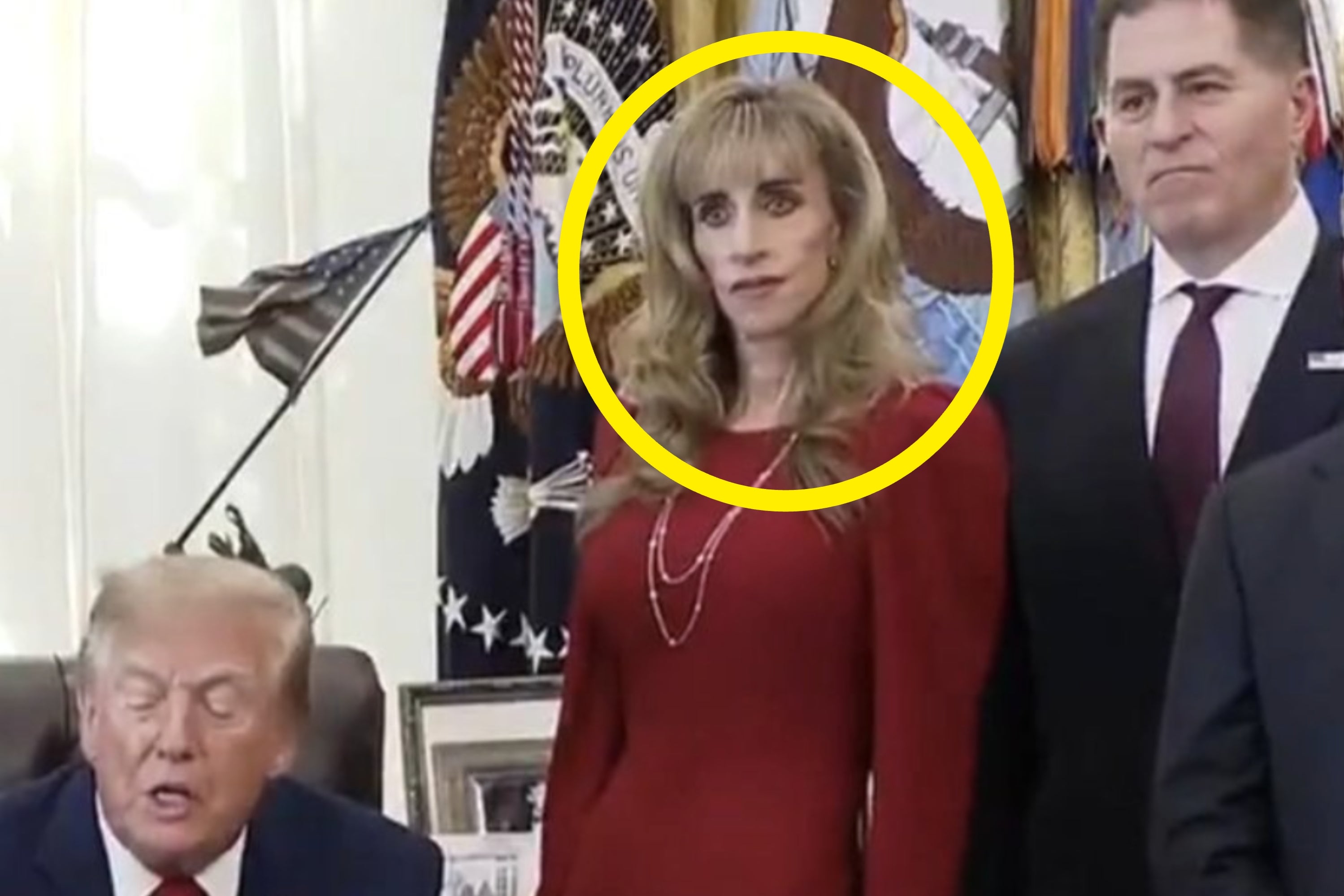 Everyone's Wondering Who This Woman Standing Next To Trump Is, So Let Me Save You The Google Search