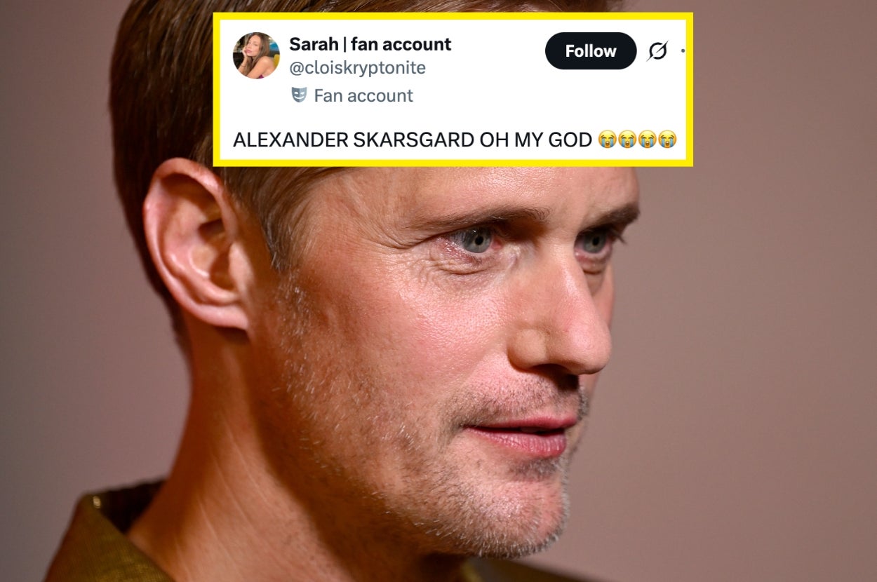 Alexander Skarsgård Just Wore Some Of The Most Baffling Shoes I've Ever Seen