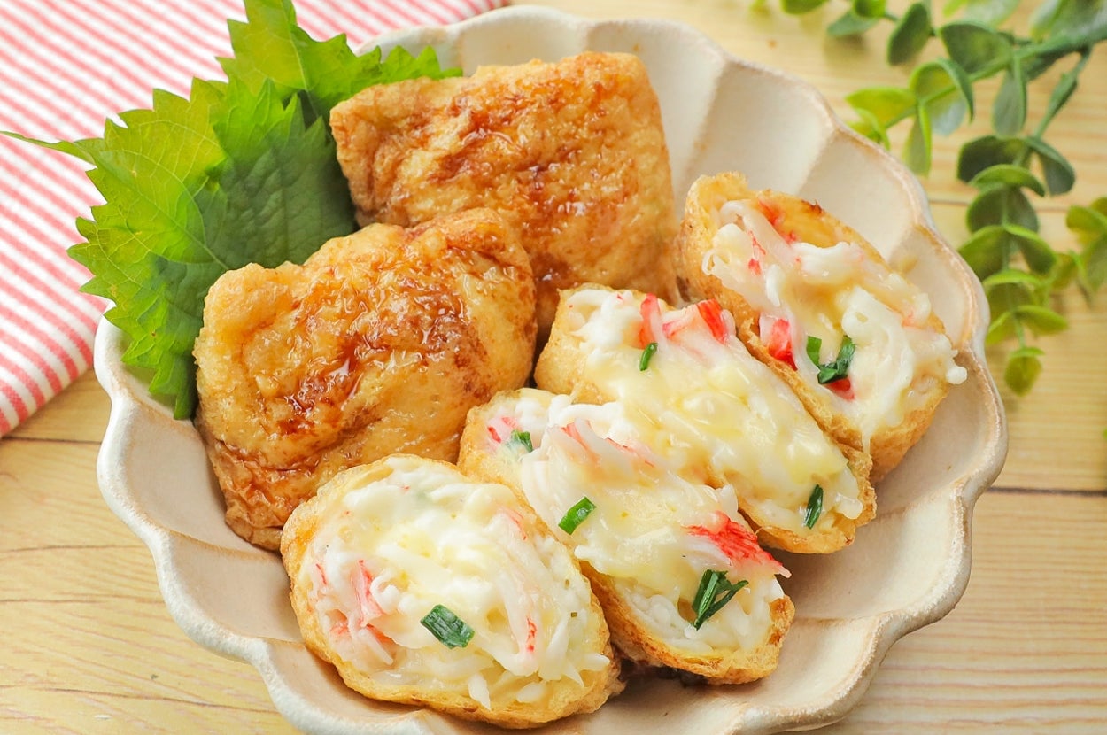 長芋のチーズ巾着焼き