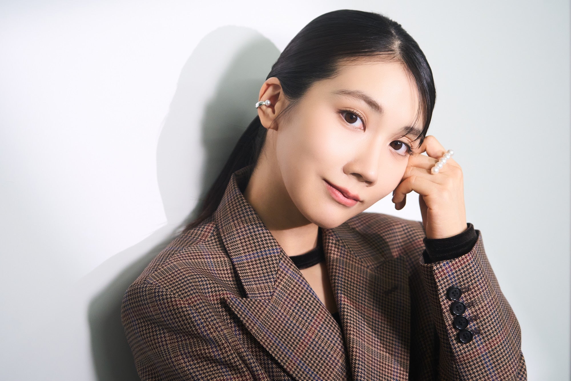 取材に応じる、松本穂香さん（Photo by 黒羽政士）