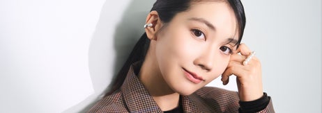 取材に応じる、松本穂香さん（Photo by 黒羽政士）