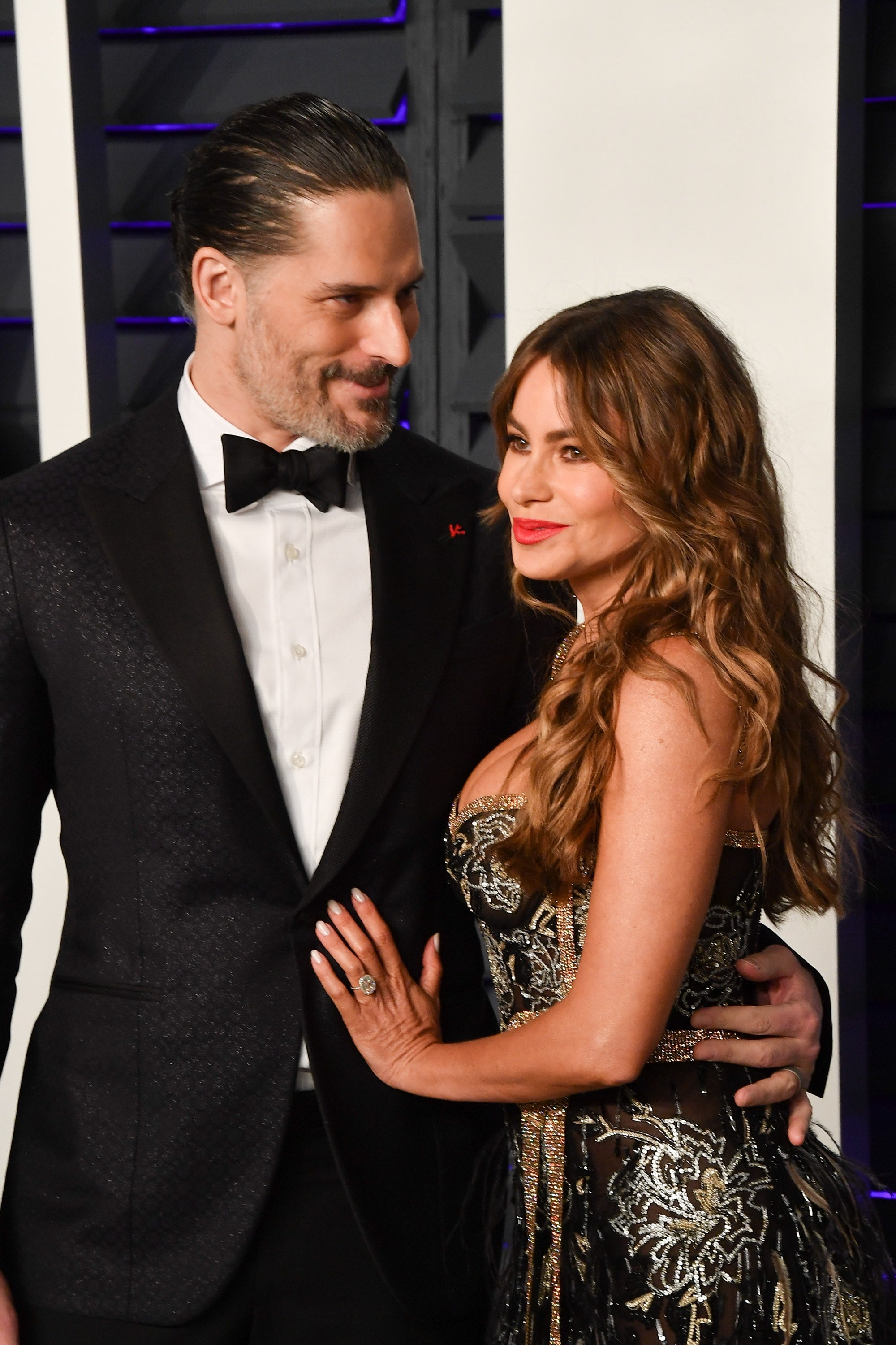 Joe and Sofía on a red carpet